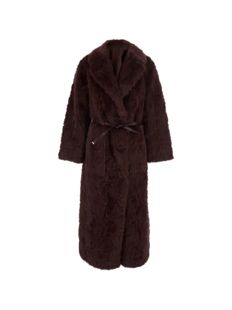 Urbancode faux-fur reversible coat Brown BJ20454