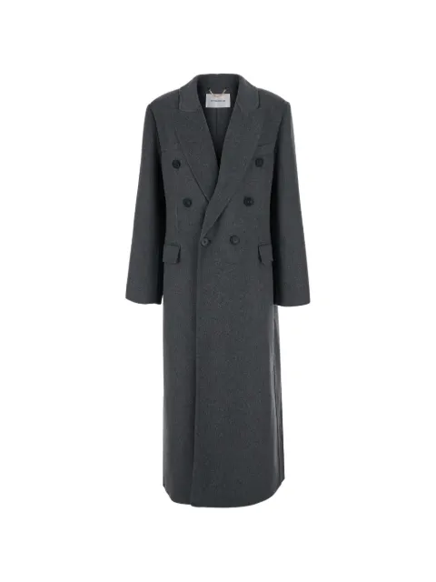 Victoria Beckham double-breasted peaked-lapel coat Grey 1126WCT006440