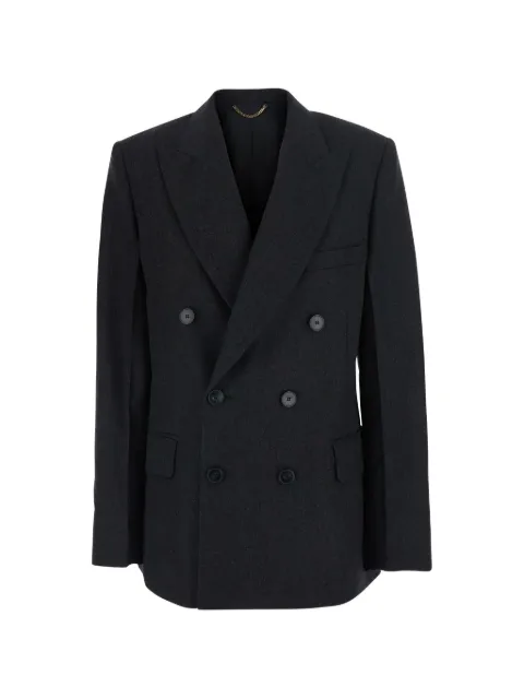Victoria Beckham double-breasted wool blazer Grey 1324WJK005568C