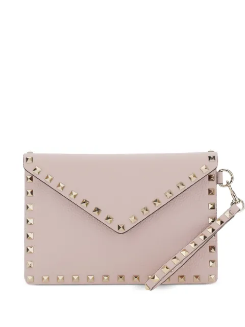 Valentino Garavani Rockstud clutch bag Pink 9W2P0P87