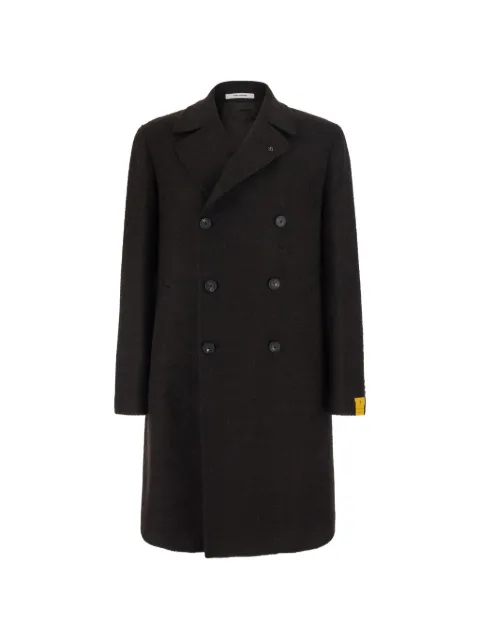 Tagliatore Arden double-breasted coat Brown ARDEN340318EM921