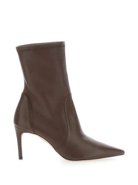 Stuart Weitzman Stuart Power pointed-toe ankle boots Brown SJ974A59