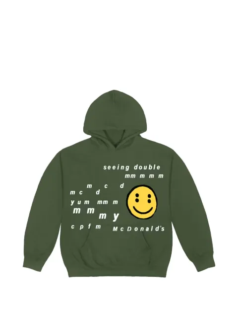 Travis Scott x Cactus Plant Flea Market x McDonald's Seeing Double hoodie Green CPFM62
