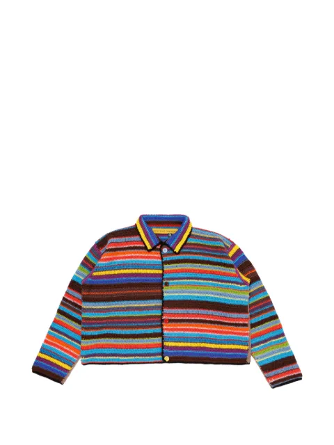 Travis Scott x Human Made x Cactus Plant Flea Market knitted shirt Blue CPFM61