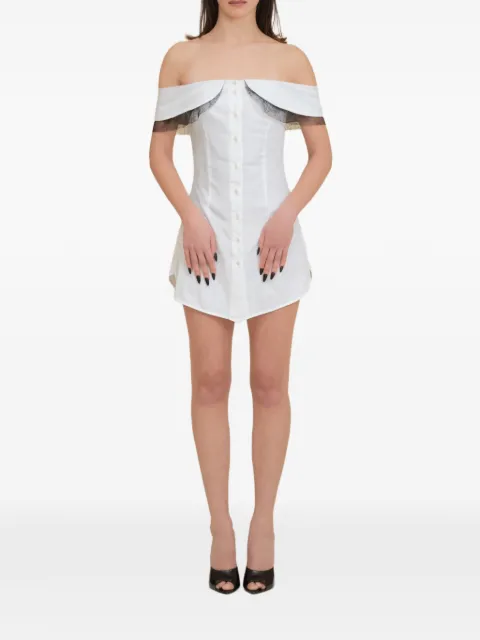 Contessa Mills Peter mini dress White CM8009219WHT