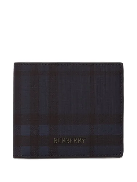 Burberry city check bifold wallet Black 8128116
