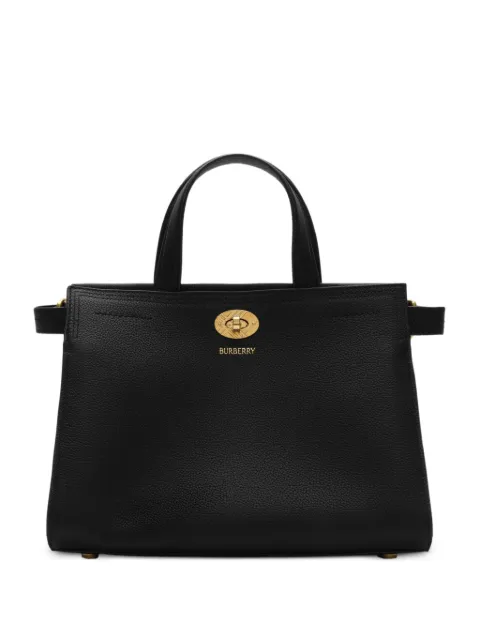 Burberry mini Cotswolds Check tote bag Black 8129092