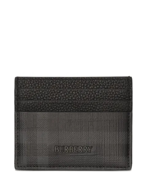 Burberry City Check card case Grey 8127867