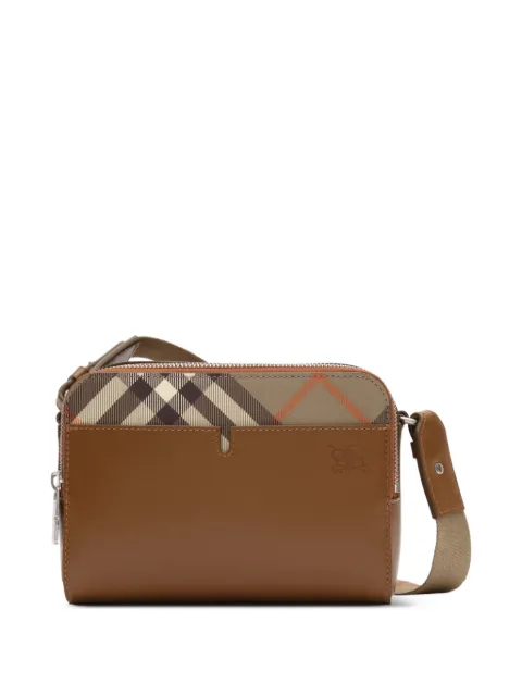 Burberry Pop Check crossbody bag Brown 8127622