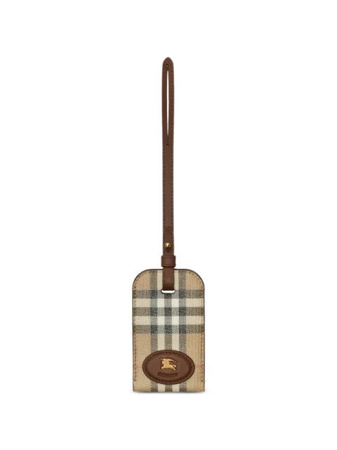 Burberry Check luggage tag Neutrals 8129928