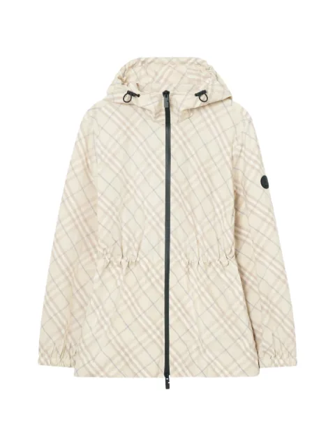 Burberry Check Whitstable hooded jacket Neutrals 8127469