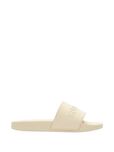 Burberry logo slides Neutrals 8128151