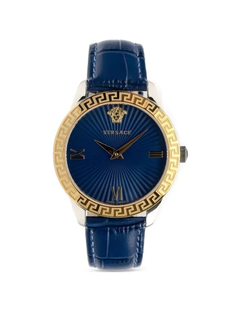 Versace Greca Bezel 38mm watch Blue VEVC00219