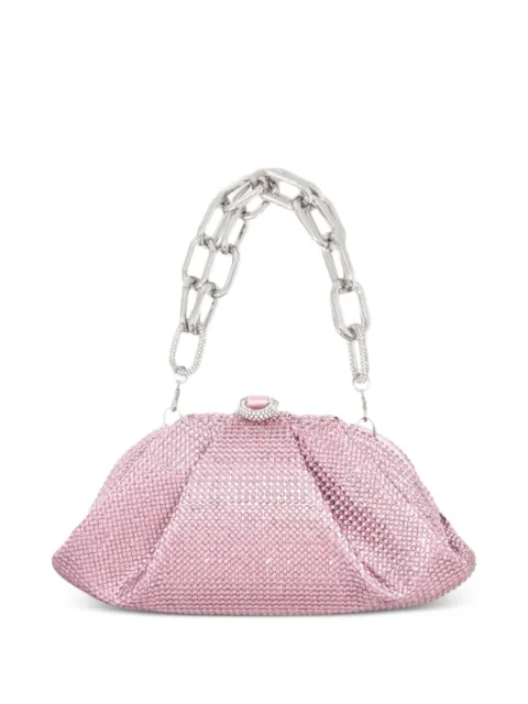 Judith Leiber Gemma crystal-embellished chain-link tote bag Pink H242000