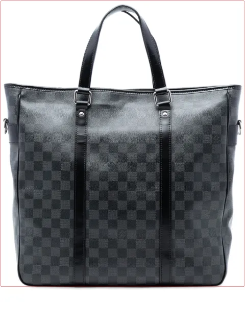 Louis Vuitton Pre-Owned 2012 Damier Graphite Tadao satchel Black HVMYCHJL9TIORALH