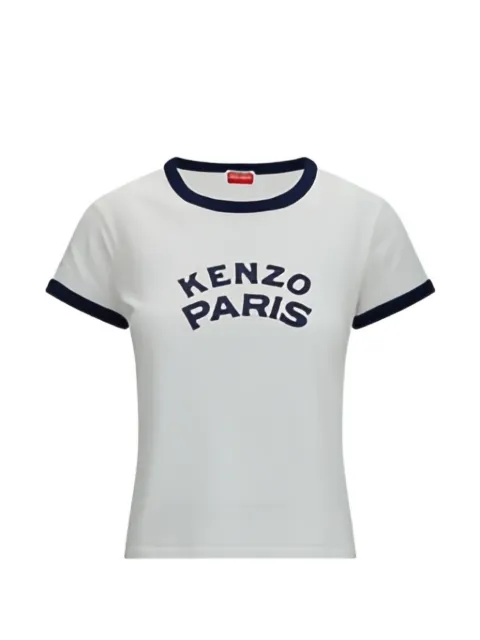 Kenzo Paris Emblem T-shirt White FG62TS2764SK