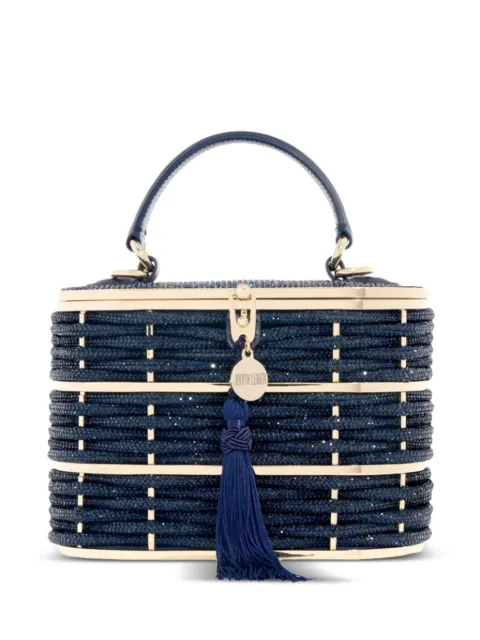 Judith Leiber Willow crystal-embellished tote bag Blue M32031