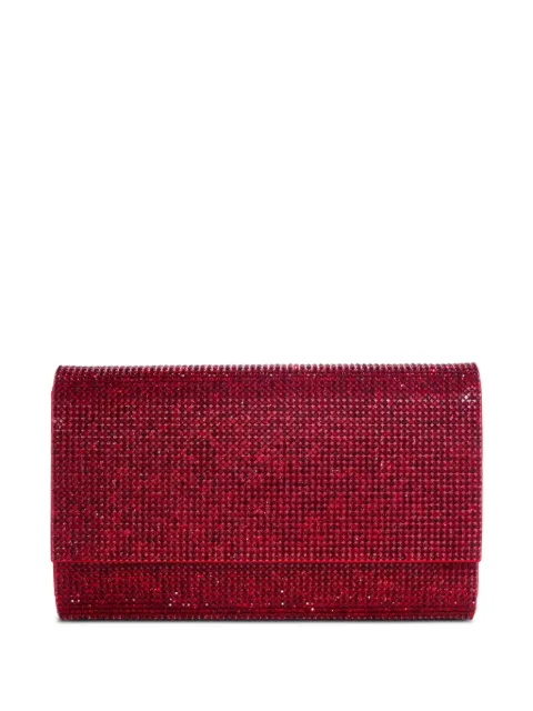 Judith Leiber Fizzoni crystal-embellished clutch bag Red H22100