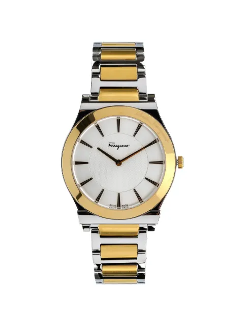 Ferragamo 1898 Slim two-tone 41mm watch White SFPE00922