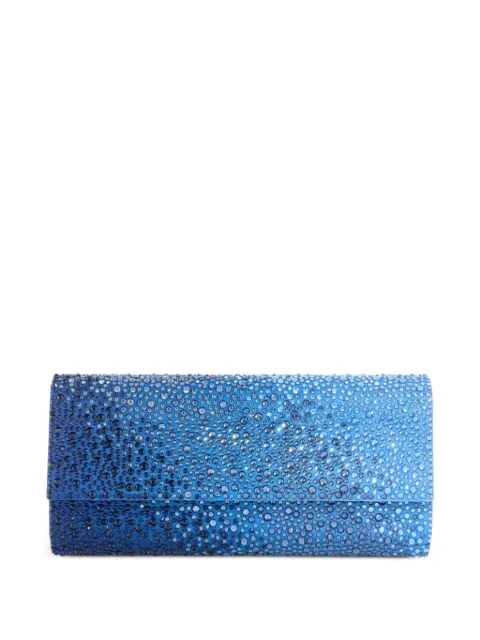 Judith Leiber Perry crystal-embellished crossbody bag Blue H244002