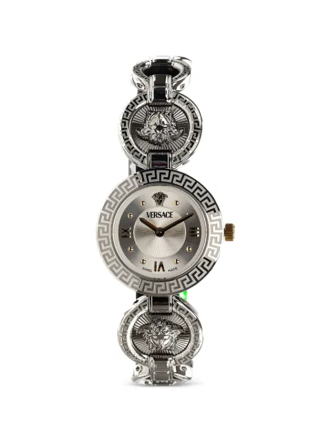 Versace Greca Medusa 28mm watch Silver VEWCA0124