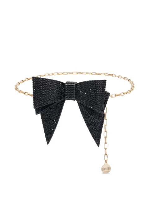 Judith Leiber bow-embellished belt Gold B1001