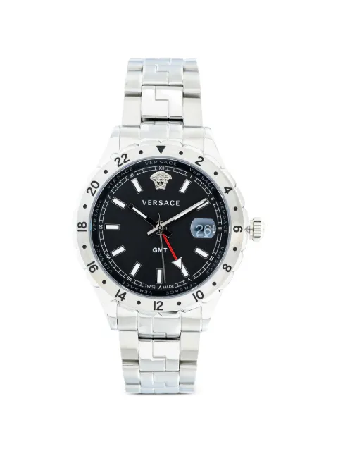 Versace Greca GMT 42mm watch Black V11020015