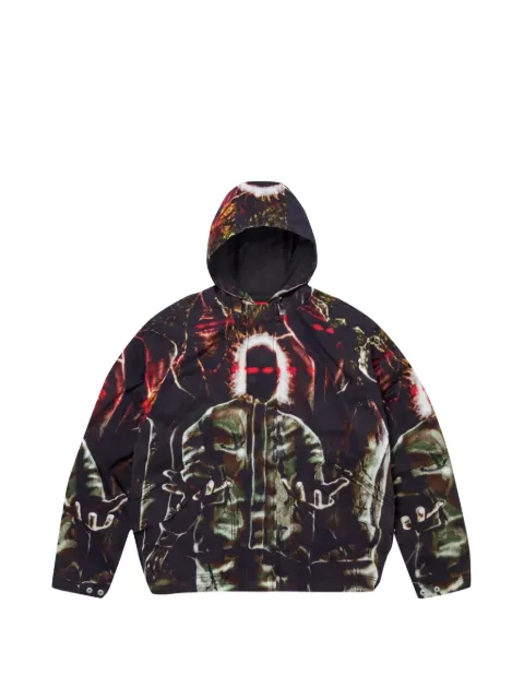 Supreme graphic-print hoodie Black SU27603