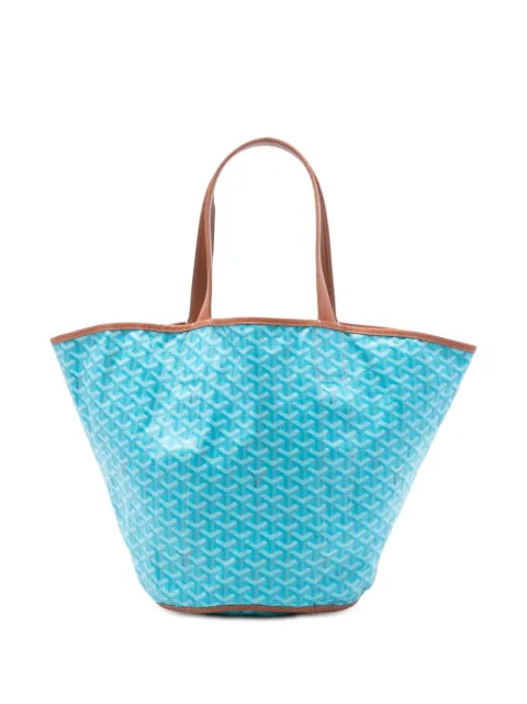 Goyard Pre-Owned 2000-2025 Goyardine Reversible Belharra tote bag Blue Y8C0PT9IEHKJ2BGC