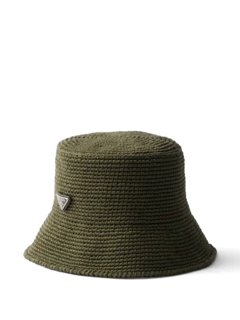 Prada crochet bucket hat Green 2HC1372HGN