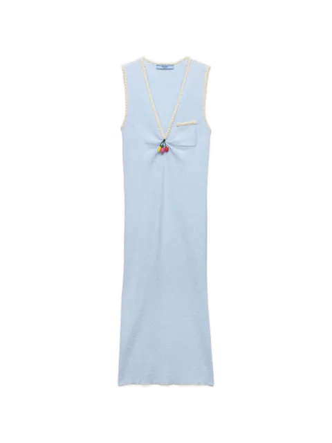 Prada cotton bouclé dress Blue 23A83SOOO195X