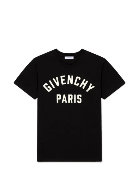 Givenchy logo-print cotton T-shirt Black BM71NK3YRS