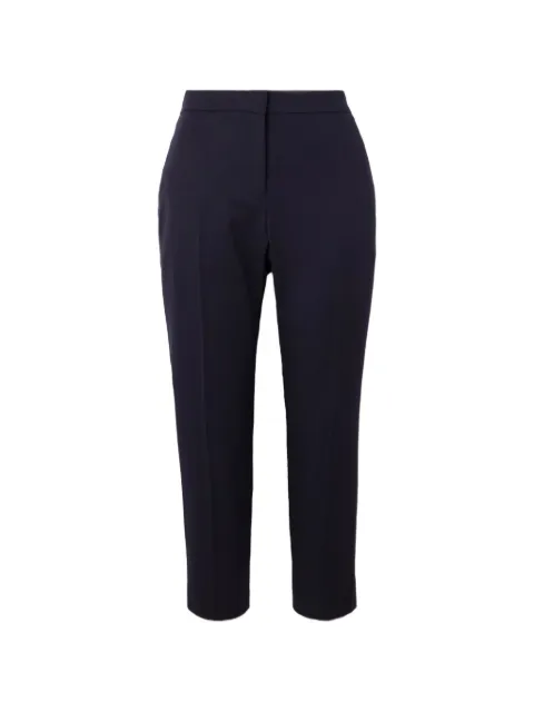 Alexander McQueen cropped tailored trousers Blue 852218QJAAC