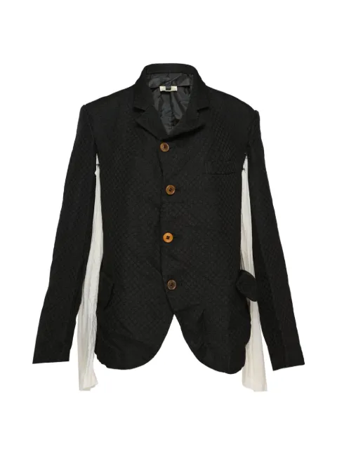 Comme Des Garçons Comme Des Garçons single-breasted blazer Black RQJ025