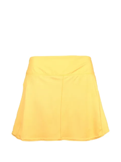 adidas logo-detail elasticated-waistband mini skort Yellow IS7248