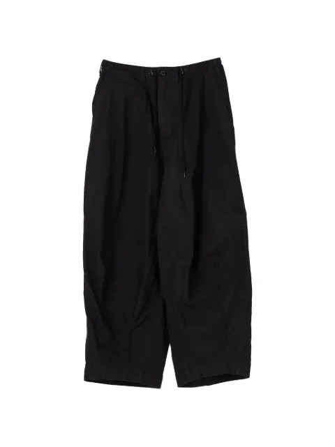 Needles pleated palazzo pants Black SX196B