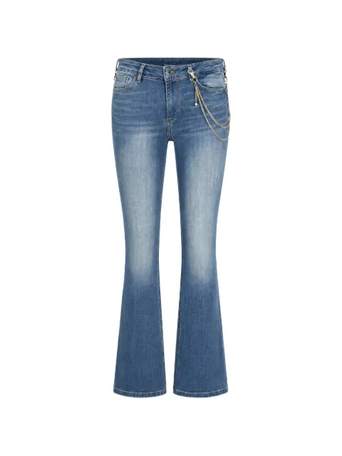 LIU JO chain-detail flared jeans Blue UA6015D453879060