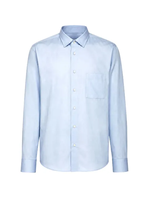 Xacus chest-pocket long-sleeve shirt Blue 558ML16125377
