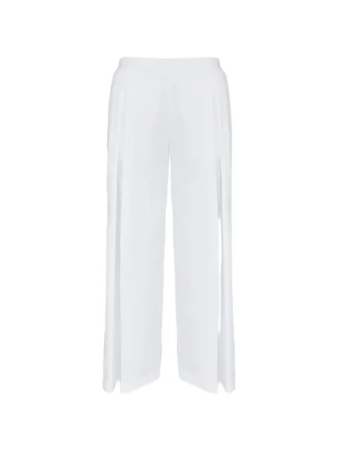 Lorena Antoniazzi side-slit wide-leg palazzo pants White P2650PA74A4818