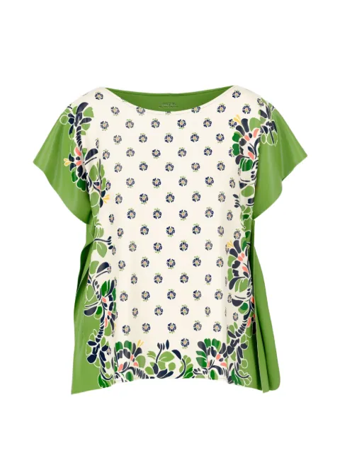 MARCCAIN floral-print silk blouse White AC5524J56