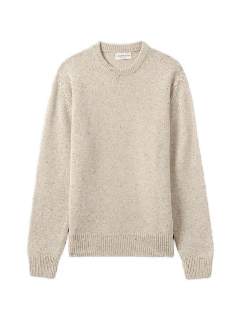 Johnstons of Elgin Donegal knitted sweater Neutrals KAC05287