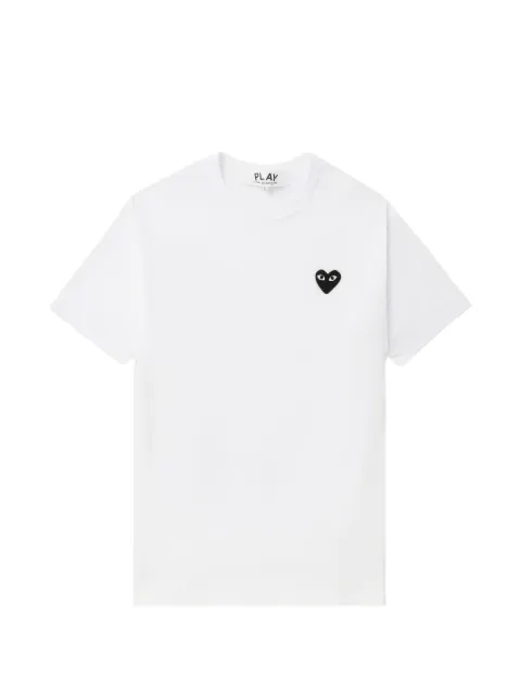 Comme Des Garçons heart-patch T-shirt White AXT064D2