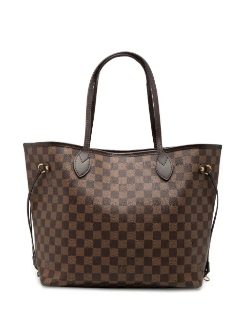 Louis Vuitton Pre-Owned 2012 Damier Ebene Neverfull MM tote bag Brown VANMSXM4X9MH8P95