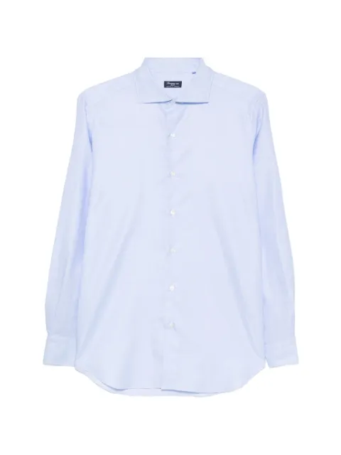 Finamore 1925 Napoli spread-collar button-up shirt Blue MIL58046081C0585E