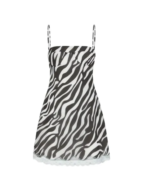 16Arlington Connie mini dress Black DMN720SS2602ZEBRA