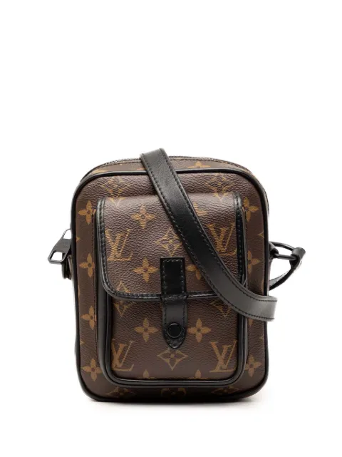 Louis Vuitton Pre-Owned 2020 Monogram Macassar Christopher Wearable crossbody bag Brown C8N616MD9BTLQD7X