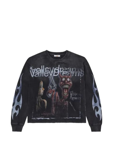 Vale Psychopath long-sleeve sweatshirt Black VAL199
