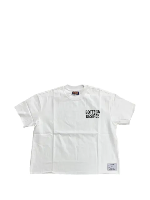 Bottega Desires logo-print T-shirt White BD029