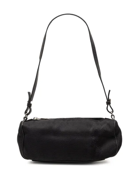 Saint Laurent Pre-Owned 2000-2012 Nylon Logo shoulder bag Black 9OSRH78CN0MZS9D1