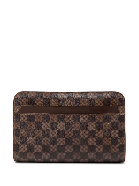 Louis Vuitton Pre-Owned 2003 Damier Ebene Saint Louis Pochette clutch bag Brown 876L27DFN2Z2BJJG